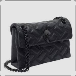 Kurt Geiger Black Quilted Shoulder Bag